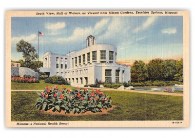 Excelsior Springs, Missouri, South view, Hall of Waters