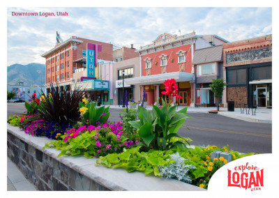 postcard Explore Logan Downtown