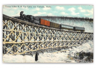 Fairbanks Alaska Tanana Valley Railroad Fox Gulch