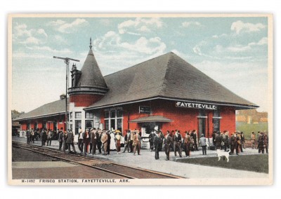 Fayetteville Arkansas Frisco Station Passengers