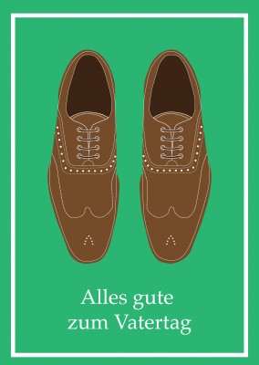 Padri felice giorno - marrone scarpe