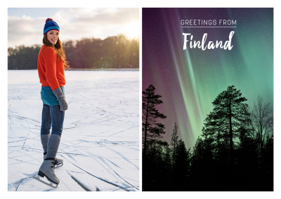 foto Finlandia polar lights