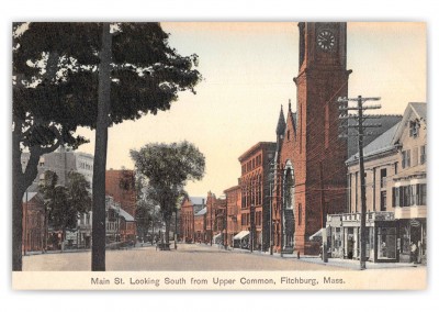Fitchburg Massachusetts Main Street Looking South