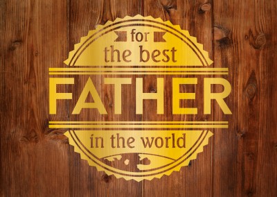 GREETING ARTS For the best father in the world