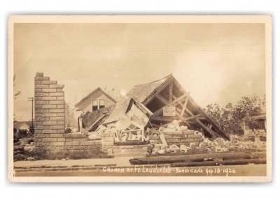 Fort Lauderdale Florida Church Hurricane Damage