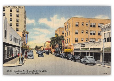 Fort Lauderdale, Florida, looking north on Andrews Avenue