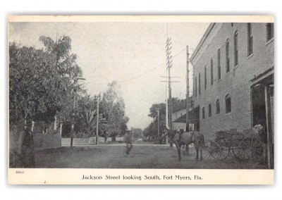 Fort Myers Florida Jackson Street Looking South