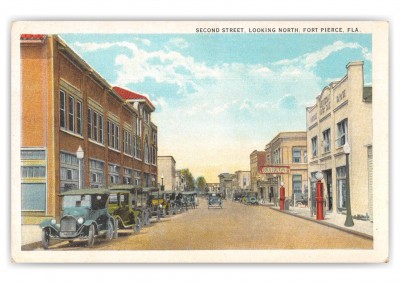 Fort Pierce Florida Second Street Looking North