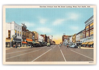 Fort Smith, Arkansas, Garrison Avenue from 9th street looking west
