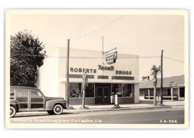 Fort Walton Florida Roberts Rexall Drug Store
