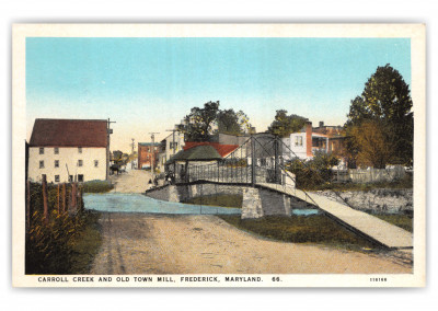Frederick, Maryland, Carroll Creek and Old Town Mill