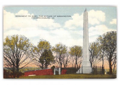 Fredericksburg, Virginia, Monument to Mary, mother of Washington