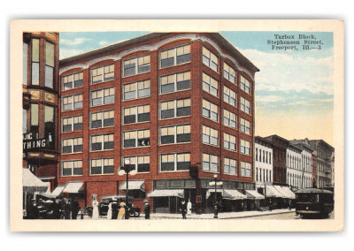 Freeport, Illinois, tarbox Block, Stephenson Street