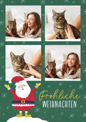 CARTELINA Grußkarten Fröhliche Weihnachtenes Jahr