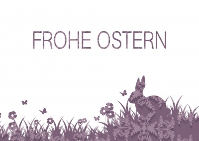 Over-Night-Design frohe Ostern