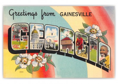 Gainesville Georgia Large Letter Greetings