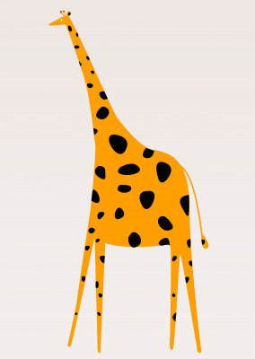 Kubistika Cute giraffe