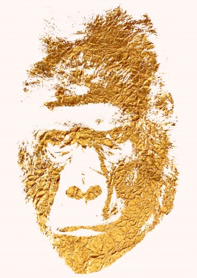 Kubistika golden gorilla