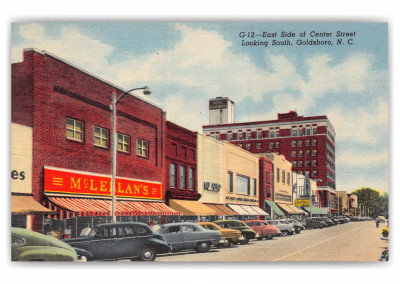 Goldsboro, North Carolina, looking South on the east side of Center Street