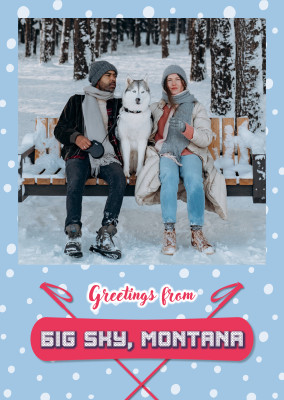 Salutations de Big Sky, Montana