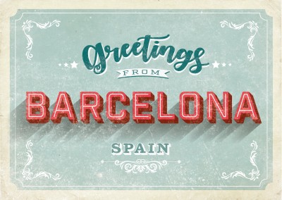 Postcard Vintage Barcelona