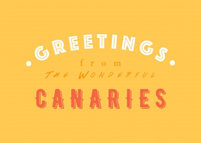 Greetings from the wonderful Canaries