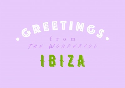 Greetings from the wonderful Ibiza
