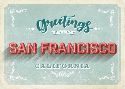 Vintage Postkarte San Francisco