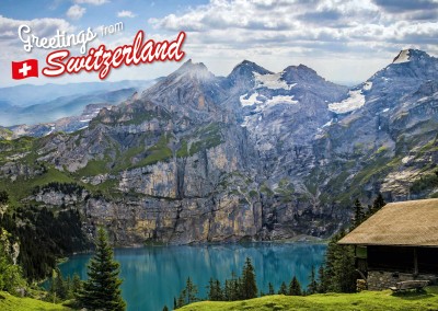 Postcard Switzerland with 1 photo