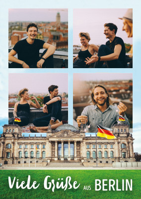 Postkarte Viele Grüße aus Berlin