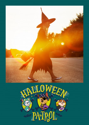 PAW Patrol postcard Halloween Patrol