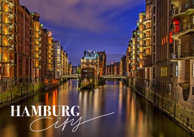 Postcard with photo of Hamburg