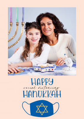 Happy social distancing Hanukkah