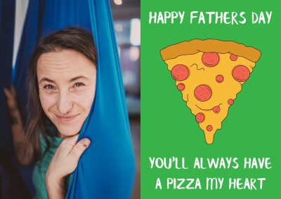 Gelukkig Vaders Dag Pizza