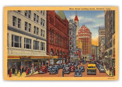 Hartford, Connecticut, Main Street looking south