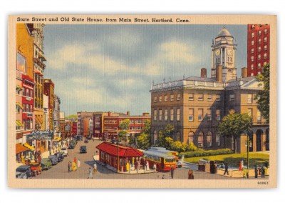 Hartford, Connecticut, State Street and Old State House