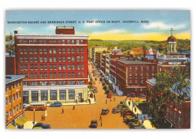 Haverhill, Massachusetts, Washington Square and Merrimack Street