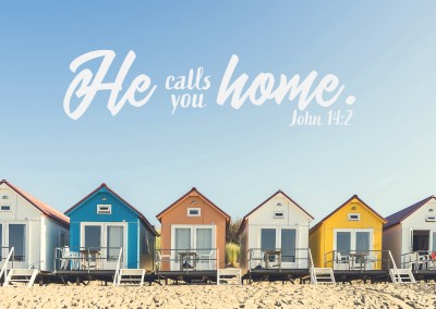postcard SegensArt He calls you home John 14:2