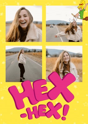 Bibi Blocksberg Postkarte Hex-Hex