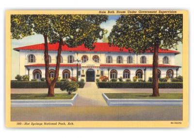 Hot Springs National Park, Arkansas, Hale Bath House under Government Supervision