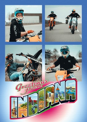 Large Letter Postcard Site – Greetings from Indiana