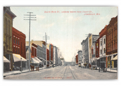 Janesville, Wisconsin, South Main Street looking north