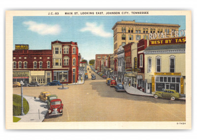 Johnson City, Tennessee, Main Street looking East