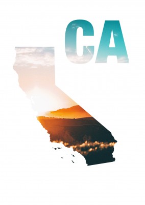 Kalifornien Bundesstaat Foto Sonnenaufgang