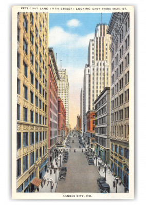 Kansas City, Missouri, Petticoat Lane looking East