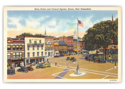 Keene, New Hampshire, Main Street and Central Square
