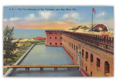 Key West, Florida, Old Fort Jefferson on Dry Tortugas