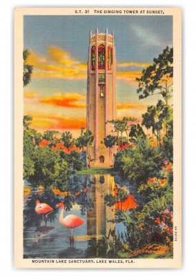 Lake Wales, Florida, the Singing Tower at sunset