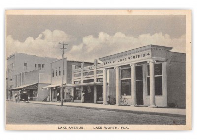 Lake Worth Florida Lake Avenue Bank of Lake Worth