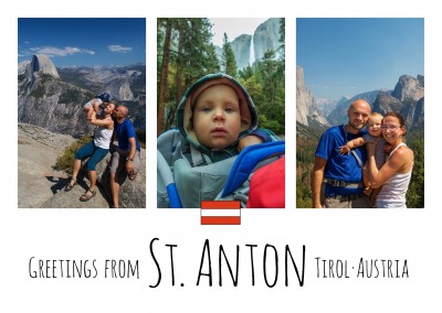 Méridien de la Conception salutations de St Anton Tirol Autriche